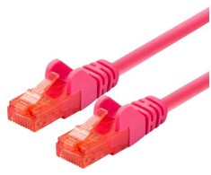 LOGON LOGON TCU66U100M kabelis sieciowy Purpurowy 10 m Cat6 U/UTP (UTP)
