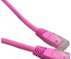 LOGON LOGON FTP Cat5e 3m kabelis sieciowy Rožinė