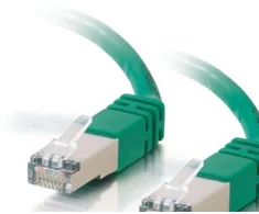 LOGON SSTP Cat5e, 0,5 m, Cat5e, RJ-45, RJ-45, Žalias
