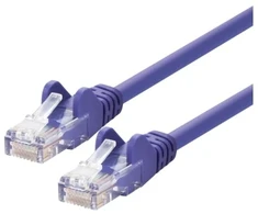 LOGON LOGON TCU55U015P Violetinis tinklo kabelis 1.5 m Cat5e U/UTP (UTP)