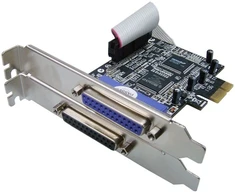Šakotuvas „Longshine“ valdiklis „Longshine“ valdiklis PCIe 2x lygiagretus mažmeninė prekyba