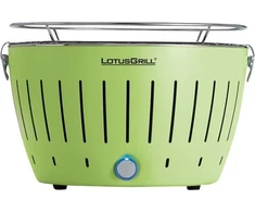 LotusGrill G34 U GR, Grilis, Medžio anglis (kuras), 32 cm, Plastikas, Nerūdijantis plienas, Plienas, Virdulys, Grotelės
