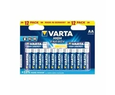 Varta Alkaline Batterij AA 1.5 V High Energy 12-Pack - Baterija - Mignon (AA)