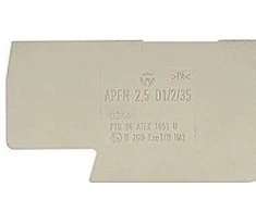 Uždarymo plokštelė fasadui Wieland APFN 2.5 D1/2 Grau 07.312.6955.0 pilka 1 vnt.