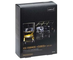 Lurch LEDO FORMAVIMO ĮRANGA, 6 vnt., Stačiakampis, Ledo formelė, Juoda, Permatoma, Silikoninė, -40 - 240 °C