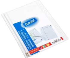 Užtrauktuku užsegama kišenė Bantex, A5 formato, 10 vnt. pakuotėje.