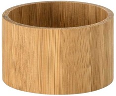 Mini žvakių laikiklis Duni LED žvakėms, aukštis 33 mm x Ø 57 mm, bambukas, 8 vnt./dėžėje