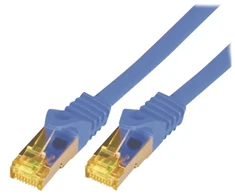 M-Cab CAT7 SFTP RJ45 LSZH 0,25M Mėlynas/10GBIT RAW PATCH CABLE