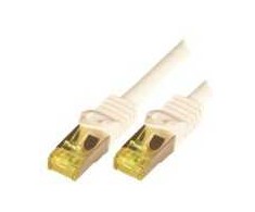 M-Cab CAT7 SFTP RJ45 LSZH 0,25M Baltas / 10GBIT RAW PATCH CABLE