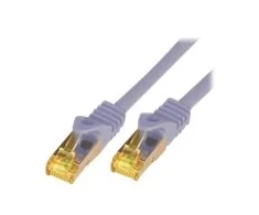 M-Cab CAT7 SFTP RJ45 LSZH 0.5M pilkas/10GBIT RAW komutacinis kabelis