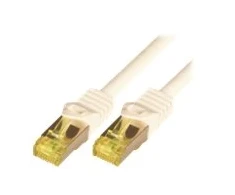 M-Cab CAT7 SFTP RJ45 LSZH 0,5M Baltas / 10GBIT RAW PATCH CABLE