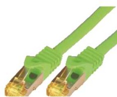 M-Cab CAT7 SFTP RJ45 LSZH 2M Žalias/10GBIT RAW PATCH CABLE
