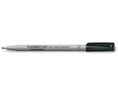 M-Cab STAEDTLER Non-permanent marker "Lumocolor 316 F", juodas, OHP, 0,6 mm