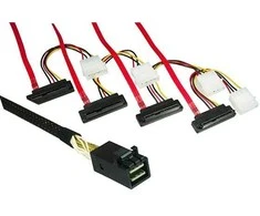 MAG FF 8482 - SFF- 8643, 0,75 m, raudona (SAS- 43FNL- PW- 75)