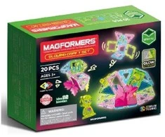Magformers – Glowing Craft Set 20 vnt. (20-799022)