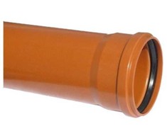 Magnaplast Vamzdis su išorinio nuotekų puodelis KKEM šerdis pučiamas klasė B 160mm 2m (22020)