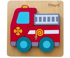 Dėlionė Magni Brandbil puslespil / Fire truck puzzle