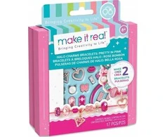 Make it real MAKE IT REAL Rinkinys Apyrankės Gražios Rožinėje, kūrybinis žaislas