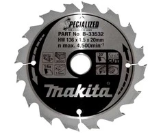 Makita B-33532 SPECIALIZED Saw Blade 136x20x16Z