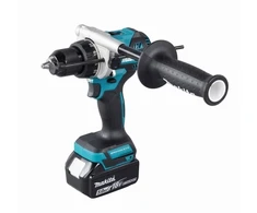 MAKITA Gręžimo ir sukamasis variklis LXT DHP492RT3J, galingas, laidinis ir universalus smūginis grąžtas sudėtingoms sukimosi ir gręžimo užduotims.