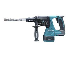 Makita DHR243Z, 950 RPM, 2 J, 4700 bpm, 1.3 cm, 2.6 cm, 2.5 m/s² - be akumuliatoriaus ir kroviklio