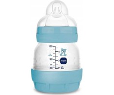 Mam Akcesoria MAM 851070 Perfect Start Planet Love buteliukas nuo dieglių 130ml berniukas