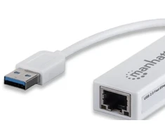 Manhattan USB-A greitojo eterneto adapteris, 10/100 Mbps tinklas, 480 Mbps (USB 2.0), didelės spartos USB, RJ45, baltas, trejų metų garantija