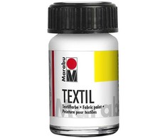 Marabu 17160039070, Balti, Tekstiliniai dažai, skysti, 15 ml, 1 vnt.
