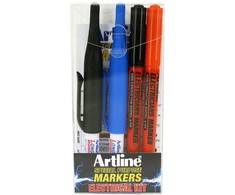 „Marker Artline“ elektros rinkinys, 4 vnt. pakuotė