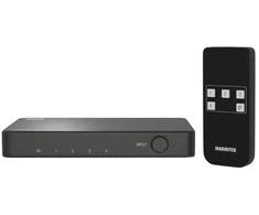 Marmitek Connect 740 – HDMI perjungiklis 8K 60Hz – 4K 120Hz – HDMI 2.1 – 4 įėjimai / 1 išėjimas, HDMI, Juodas, 120 Hz, 48 Gbit/s, 7680 x 4320 pikselių, 8K Ultra HD