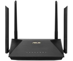 ASUS RT-AX53U, „Wi-Fi 6“ (802.11ax), dviejų dažnių (2,4 GHz / 5 GHz), Ethernet LAN jungtis, 3G, juodas, stalo maršrutizatorius