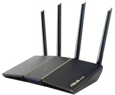 ASUS RT-AX57, „Wi-Fi 6“ (802.11ax), dviejų dažnių (2,4 GHz / 5 GHz), Ethernet LAN jungtis, juoda, stalo maršrutizatorius