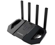 ASUS TUF-BE3600, „Wi-Fi 7“ (802.11be), dviejų dažnių (2,4 GHz / 5 GHz), Ethernet LAN, juodas, stalo maršrutizatorius