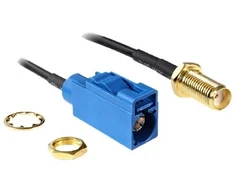 DeLOCK 88581, 0.2 m, Juodas