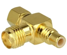 Delock Adapteris SMC Buchse > SMC Stecker > SMA Buchse T-Stk.