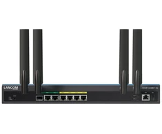 Maršrutizatorius LANCOM 1930EF-5G (EU), Juodas, Montavimas ant stalo/sienos, 1 ventiliatorius, Išorinis, 10,100,1000 Mbit/s, 5G