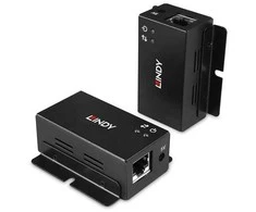 USB Prailginimas - LINDY 2 Prievadų USB 2.0 Cat.6 Prailginimas, 50 m, Juodas