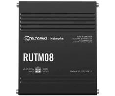 Maršrutizatorius Teltonika RUTM08, Ethernet WAN, Gigabit Ethernet, SIM kortelės lizdas, Juoda