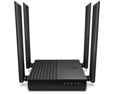 TP-Link Archer C64, Wi-Fi 5 (802.11ac), Dviejų dažnių (2,4 GHz / 5 GHz), Ethernet LAN, Juoda, Stalinis maršrutizatorius