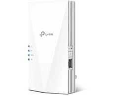 TP-Link AX3000 Mesh WiFi 6 ilgintuvas, baltas, vidinis, tinklo maršrutizatorius, maitinimas, būsena, CE: 2,4 GHz = 16 dBm, 5 GHz = 21 dBm, dviejų dažnių (2,4 GHz / 5 GHz)