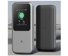 Maršrutizatorius ZTE MU5120, Mobiliojo tinklo modemas, Juoda, Wi-Fi 6 (802.11ax), Baterija, 33 W, 159 mm