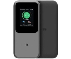 Maršrutizatorius ZTE MU5120, Mobiliojo tinklo modemas, Juoda, Wi-Fi 6 (802.11ax), Baterija, 33 W, 159 mm