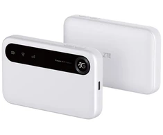 ZTE U50, „Wi-Fi 6“ (802.11ax), dviejų dažnių (2,4 GHz / 5 GHz), baltas, nešiojamas maršrutizatorius
