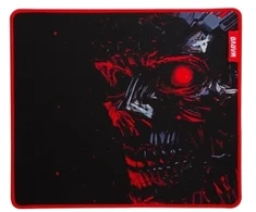 Marvo Scorpion G53 Noob M Medium Size Non-Slip Mikropluoštas Gaming Surface Mat (Juodas), Juodas, Raudona, Image, Non-slip base, Pelės kilimėlis žaidimams