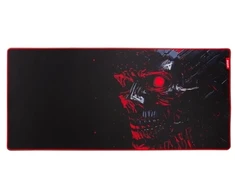 Marvo Scorpion G51 Noob XL Extra Large Size Non-Slip Mikropluoštas Gaming Surface Mat (Juodas), Juodas, Raudona, Image, Mikropluoštas, Non-slip base, Pelės kilimėlis žaidimams