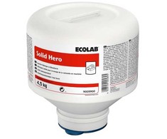 Indaplovė „Ecolab Solid Hero“, su chloru, be dažiklių ir kvapiklių, 4 vnt.