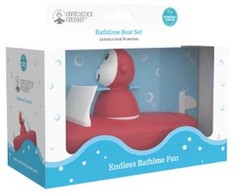 Matchstick Monkey Matchstick Monkey Bathtime Playset Dusty Rožinė