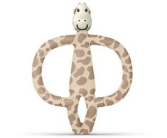 Matchstick Monkey Dantukų masažuoklis su šepetėliu Animals Giraffe 3m+ Matchstick Monkey