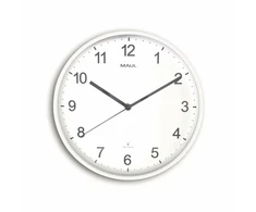 Nezatříděno Maul MAUL Laikrodis ścienny MAULsprint 30,5 cm Laikrodis radiowy w tym baterija balta