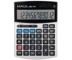 MAUL MBU 700, Desktop, Ekranas, 12 digits, Baterija, Juodas